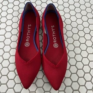 Rothy’s ‘The Point’ women’s flats. Size 8. Excellent condition, worn twice.